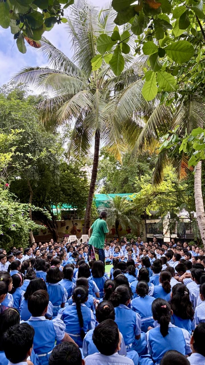 Dnyanprakash — a school moment from the campus